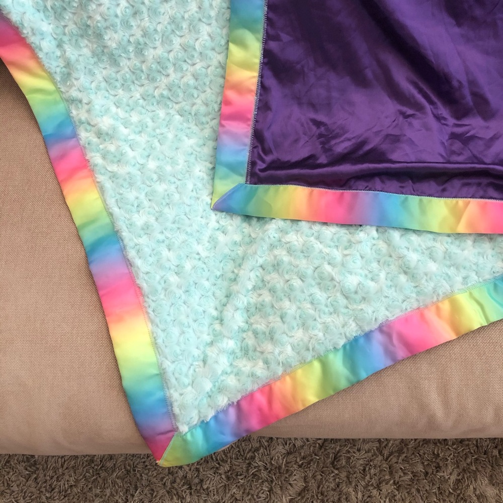 Handmade silky soft blanket